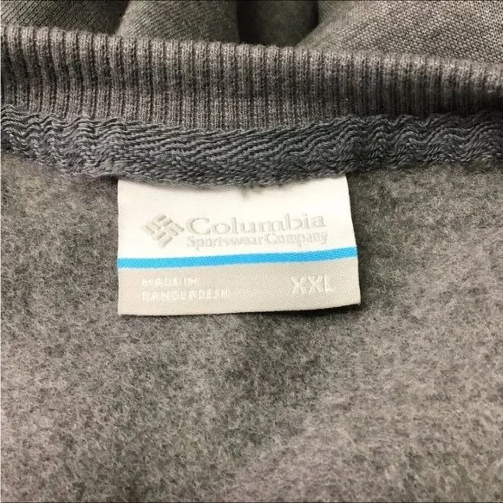 Columbia Mens Noe Valley III Crew Logo Sweatshirt, Gray, size XXL